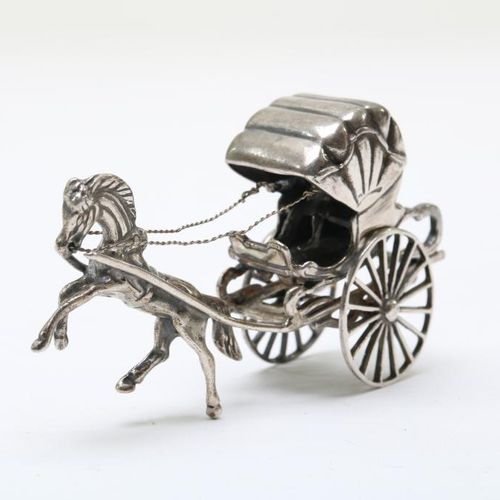 Lot met 3 zilveren miniaturen Lot assorti de miniatures hollandaises poids brut &hellip;
