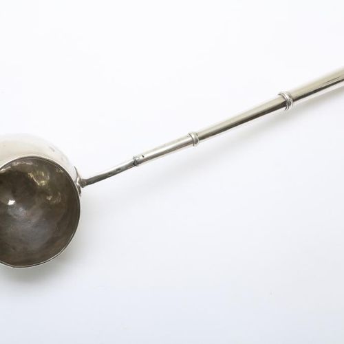Zilveren opscheplepel mt. J.Peirolet Dutch silver serving spoon, possible marria&hellip;