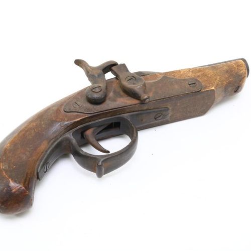 Percussie geweer met houten kolf Parti in legno e ferro per la difesa Pistola da&hellip;
