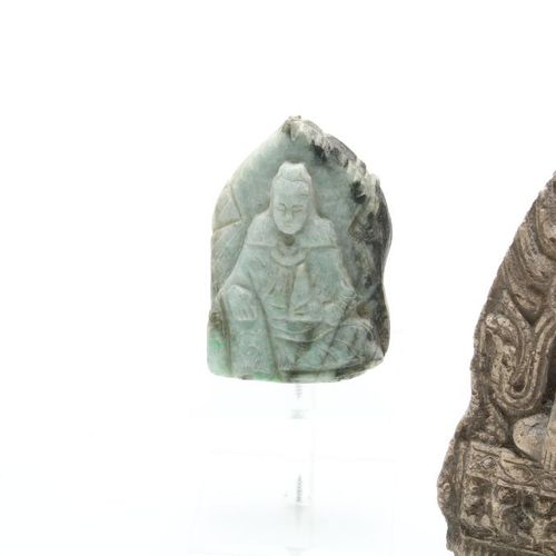 Lot div. Boeddha en Amuletten Posten bestehend aus div. Geschnitzten Buddha-Skul&hellip;