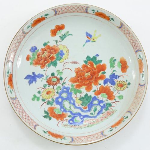 Porseleinen schotel met bloemdecor,China Piatto in porcellana Qianlong con decor&hellip;