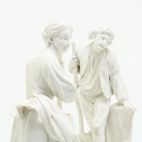 Stel biscuit sculpturen, Sevres Coppia di figure in porcellana biscuit di Sèvres&hellip;