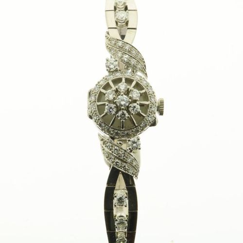 ROLEX, platina uurwerk Orologio da donna ROLEX, con bracciale e coperchio in pla&hellip;