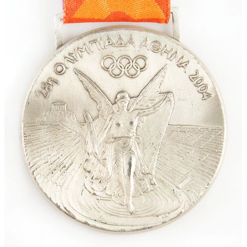 Ryan Lochte's Athens 2004 Summer Olympics Silver Winner's Medal Winnerâ€™s medal&hellip;