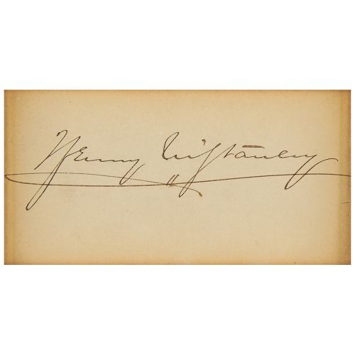 Henry Stanley and David Livingstone Signatures Desirable pairing of ink signatur&hellip;