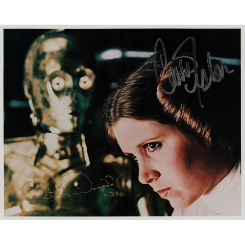 Star Wars: Fisher and Daniels Signed Photograph Color glossy 10 x 8 photo of Pri&hellip;