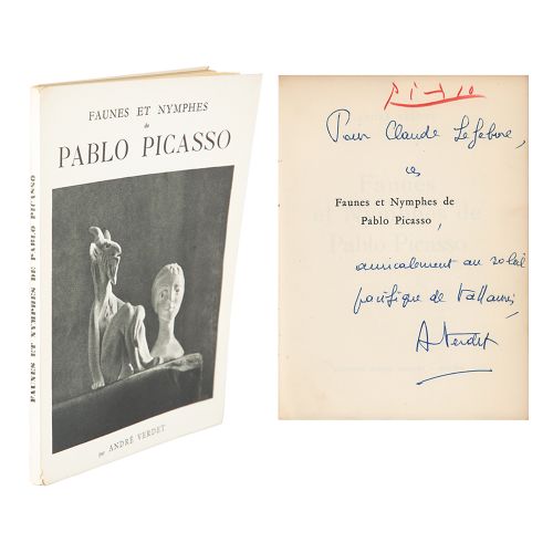 Pablo Picasso Signed Book French-language signed book: Faunes et Nymphes de Pabl&hellip;
