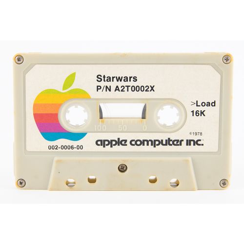 Apple-Produced 1978 Star Wars/Star Trek Game Cassette Juego original de Star War&hellip;