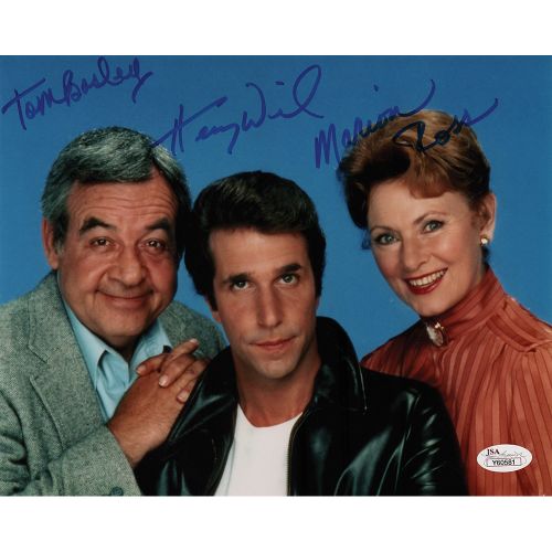 Happy Days: Winkler, Bosley, and Ross Signed Photograph Color glossy 10 x 8 phot&hellip;