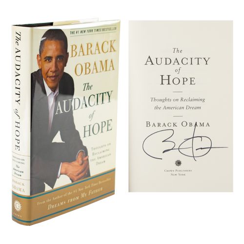 Barack Obama Signed Book Signed book: The Audacity of Hope. First edition, first&hellip;