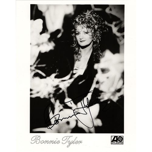 Bonnie Tyler Signed Photograph Glossy 8 x 10 Atlantic Records promo photo of Bon&hellip;