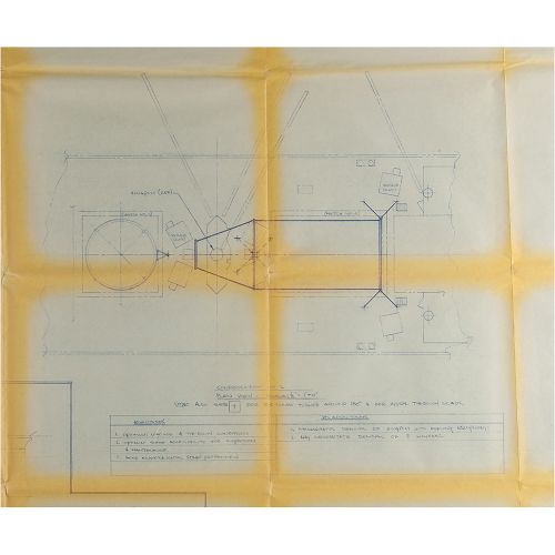 Saturn S-IVB Transportration Plan Blueprint Enorme blueprint 140 x 36 intitolato&hellip;