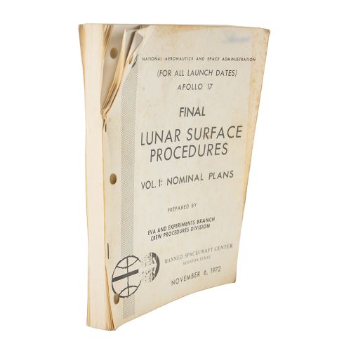 Apollo 17 Lunar Surface Procedures Handbook (Annotated) 阿波罗17号任务的NASA官方装订手册，作为表面&hellip;