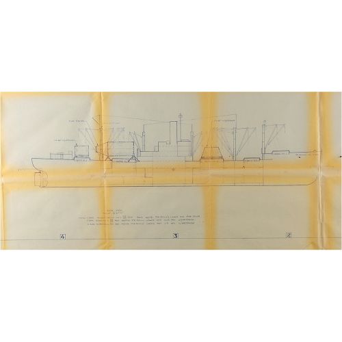 Saturn S-IVB Transportration Plan Blueprint 巨大的140 x 36蓝图，题为 "布局，S-4B级运输计划"，由加利福&hellip;
