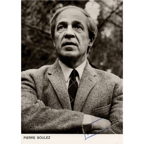 Pierre Boulez Signed Photograph Compositeur, écrivain et pianiste français (1925&hellip;