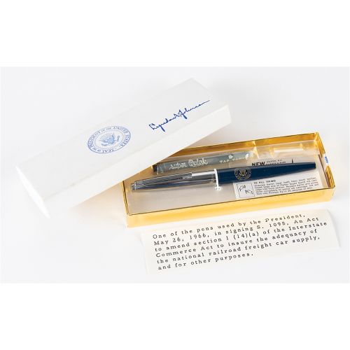 Lyndon B. Johnson Bill Signing Pen Penna con punta a feltro utilizzata dal Presi&hellip;