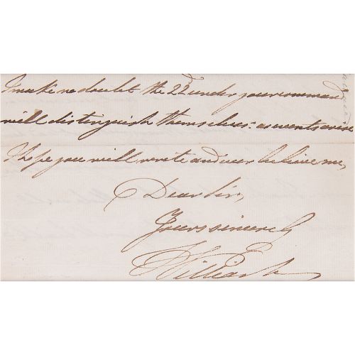 King William IV Partial Autograph Letter Signed Roi de Grande-Bretagne et d'Irla&hellip;