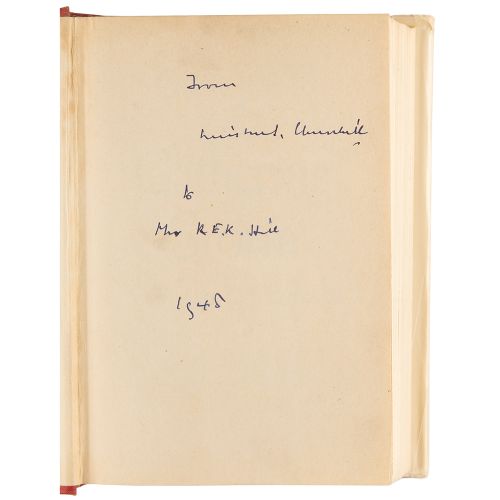 Winston Churchill Signed First Edition Book - The Gathering Storm Livre dédicacé&hellip;