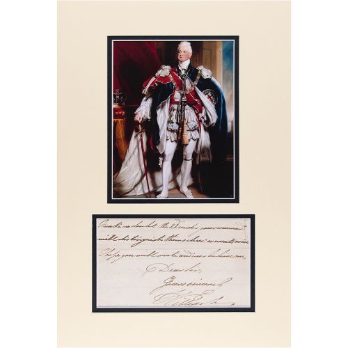 King William IV Partial Autograph Letter Signed Roi de Grande-Bretagne et d'Irla&hellip;