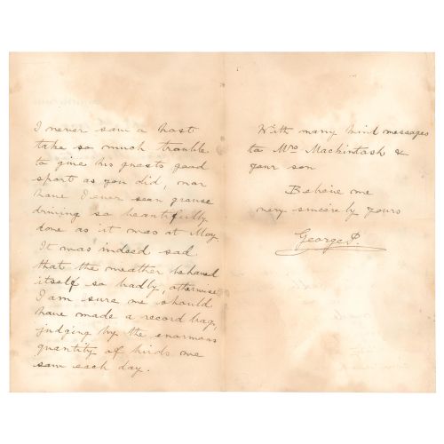 King George V Autograph Letter Signed as the Prince of Wales ALS signée " George&hellip;