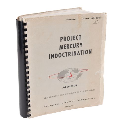Scott Carpenter's 'Project Mercury Indoctrination' NASA Manual Le manuel à spira&hellip;