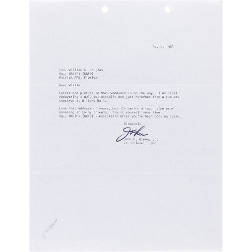 Project Mercury: William K. Douglas Correspondence Archive of (100+) Letters - C&hellip;