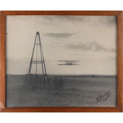 Wright Flyer Oversized Original Photograph (c. 1908) Rare photographie originale&hellip;