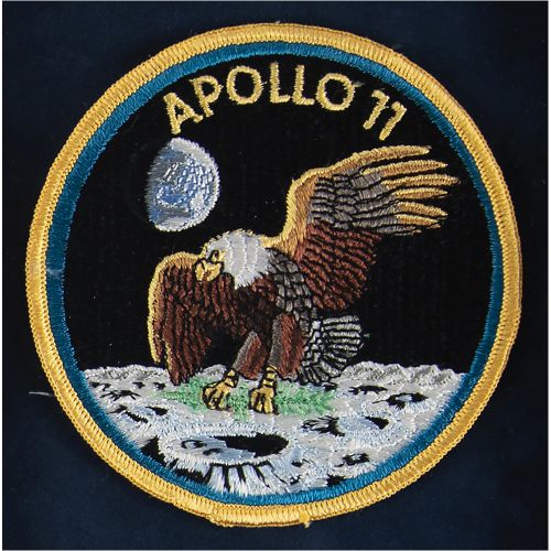 Neil Armstrong's Apollo 11 'Biological Isolation Garment' Crew Patch by Texas Ar&hellip;