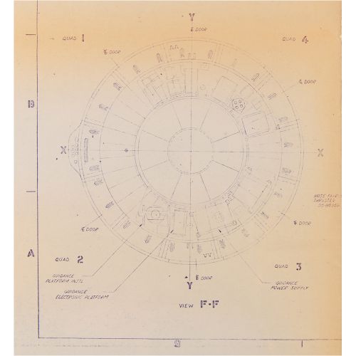 Convair-Astronautics Model 55 Centaur AC Blueprint Plan de 70 x 18 de Convair-As&hellip;