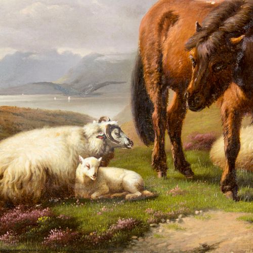 Adolphe Robert Jones (Belgian,1806-1874) oil painting antique ARTIST: Daniel Ado&hellip;