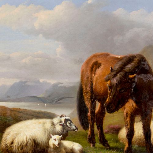 Adolphe Robert Jones (Belgian,1806-1874) oil painting antique KÜNSTLER: Daniel A&hellip;