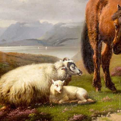 Adolphe Robert Jones (Belgian,1806-1874) oil painting antique ARTIST: Daniel Ado&hellip;