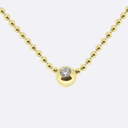 Cartier Diamond Beaded Necklace Collier de diamants de Cartier Poids:16.6grammes&hellip;