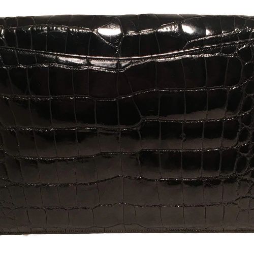 Judith Leiber Vintage Black Alligator Shoulder Bag Clutch STUNNING Judith Leiber&hellip;
