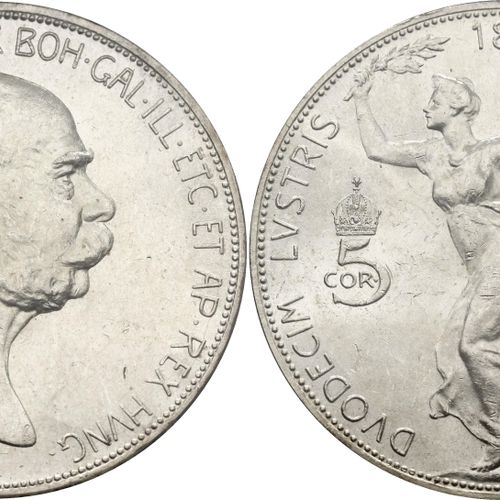Coins - Austria Autriche 5 Corona 1908 PCGS MS 63
KM# 2809, N# 12314 ; Argent ; &hellip;
