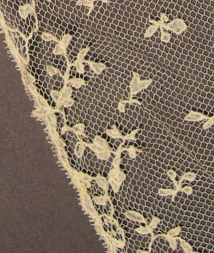 Corbata de encaje antiguo de Alençon c. 1780, modelo George Washington Cravate a&hellip;