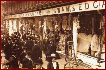 Aplicación de encaje antiguo Swan & Edgar (Inglaterra) c. 1910 Appliqué de dente&hellip;