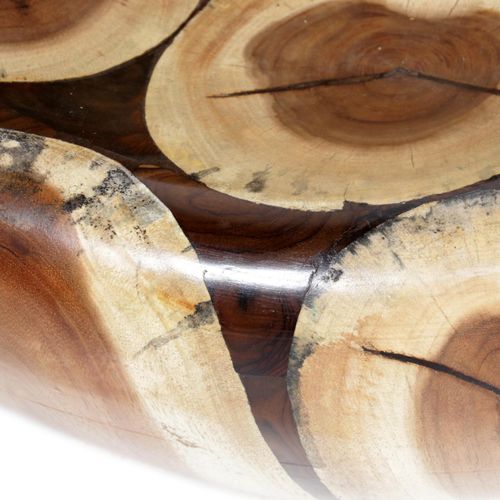Null Sedia a secchiello di design in legno, h.66 x l.80 x p.80 cm.