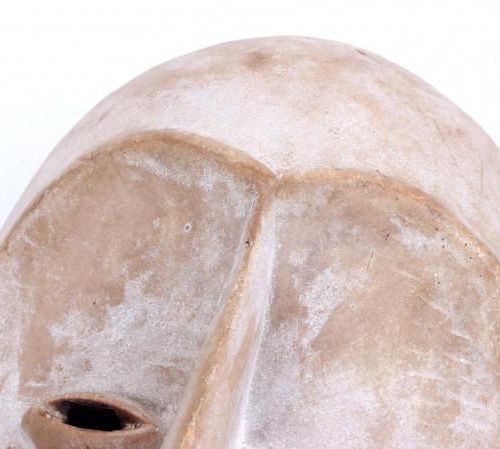 Null Afrikanische Holzmaske, Fang, Gabong, L.34 cm