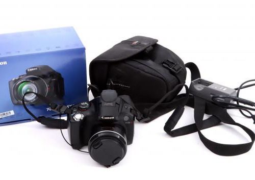 Null Canon, Power Shot SX30IS, cámara digital con accesorios