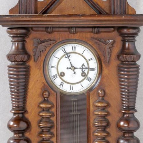 Null Regulator clock in walnut case