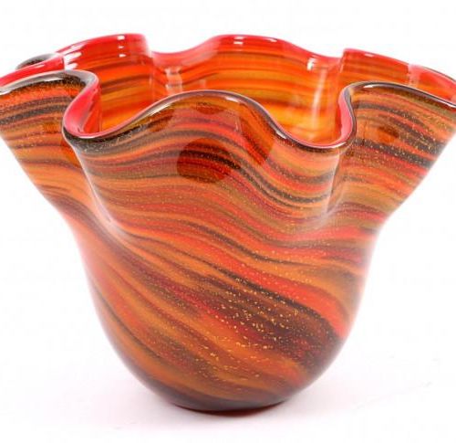 Null Glass Murano-style bowl, h.24 x diam.35 cm.