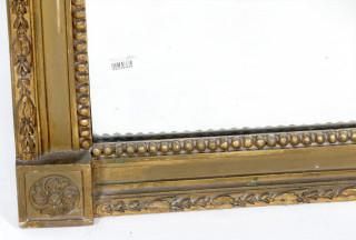 Null Antieke goudkleurige spiegellijst met reliëf van personen met spiegel, h.14&hellip;