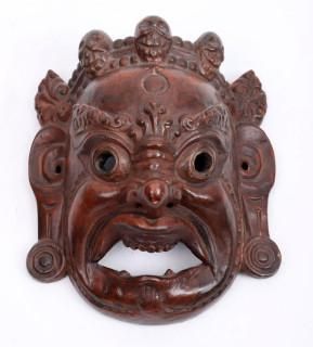 Null Aziatisch houten masker