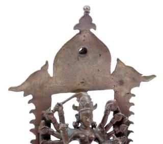 Null Antiek bronzen Shiva beeld, h.23 cm.