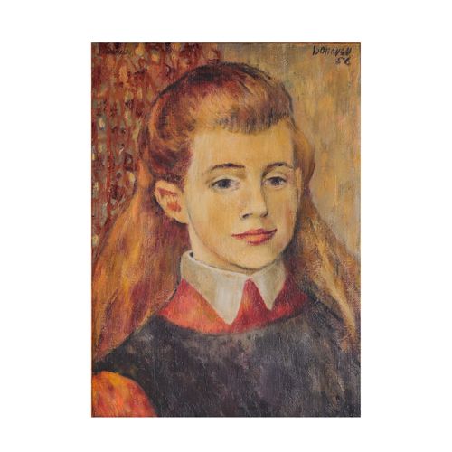 PHOEBE DONOVAN, (Irlandais, 20e siècle), Portrait d'une fille (peut être un memb&hellip;