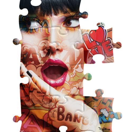 BRAIN ROY (born 1980) "LOVE PUZZLE 
Acrylic glass finish, comes with wall attach&hellip;