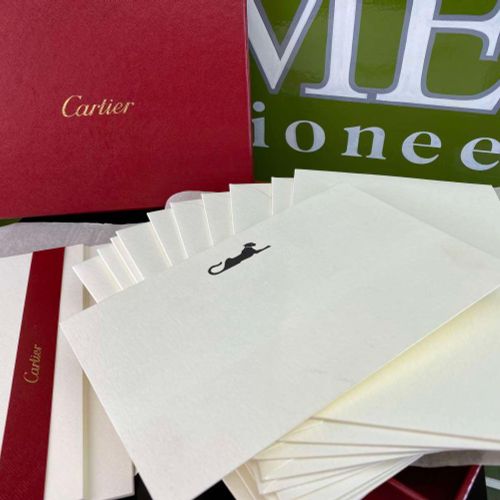 Cartier Paris Box Invite/Thankyou Cards Writing Set Set d'écriture Cartier Paris&hellip;