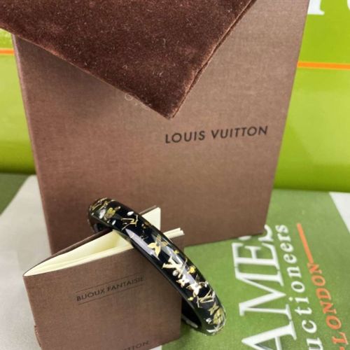 Louis Vuitton Bracelet Bangle Inclusion Gold Flake Monogram 路易威登手镯，含金片Monogram，由&hellip;