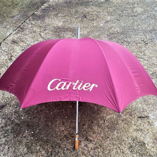 Cartier Paris - Umbrella Veritable Cherbourg Burgundy 100 Cartier Paris - Regens&hellip;
